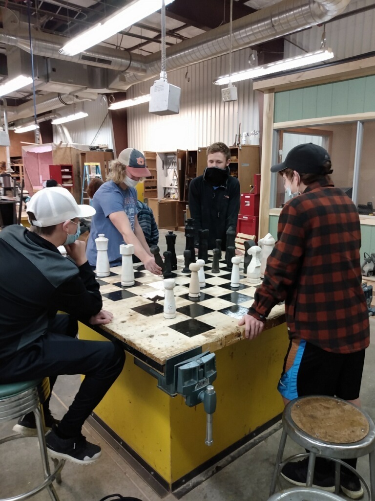Advanced Woods Class Lathed Chess Pieces