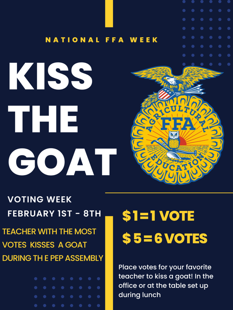 FFA Kiss the Goat Flyer