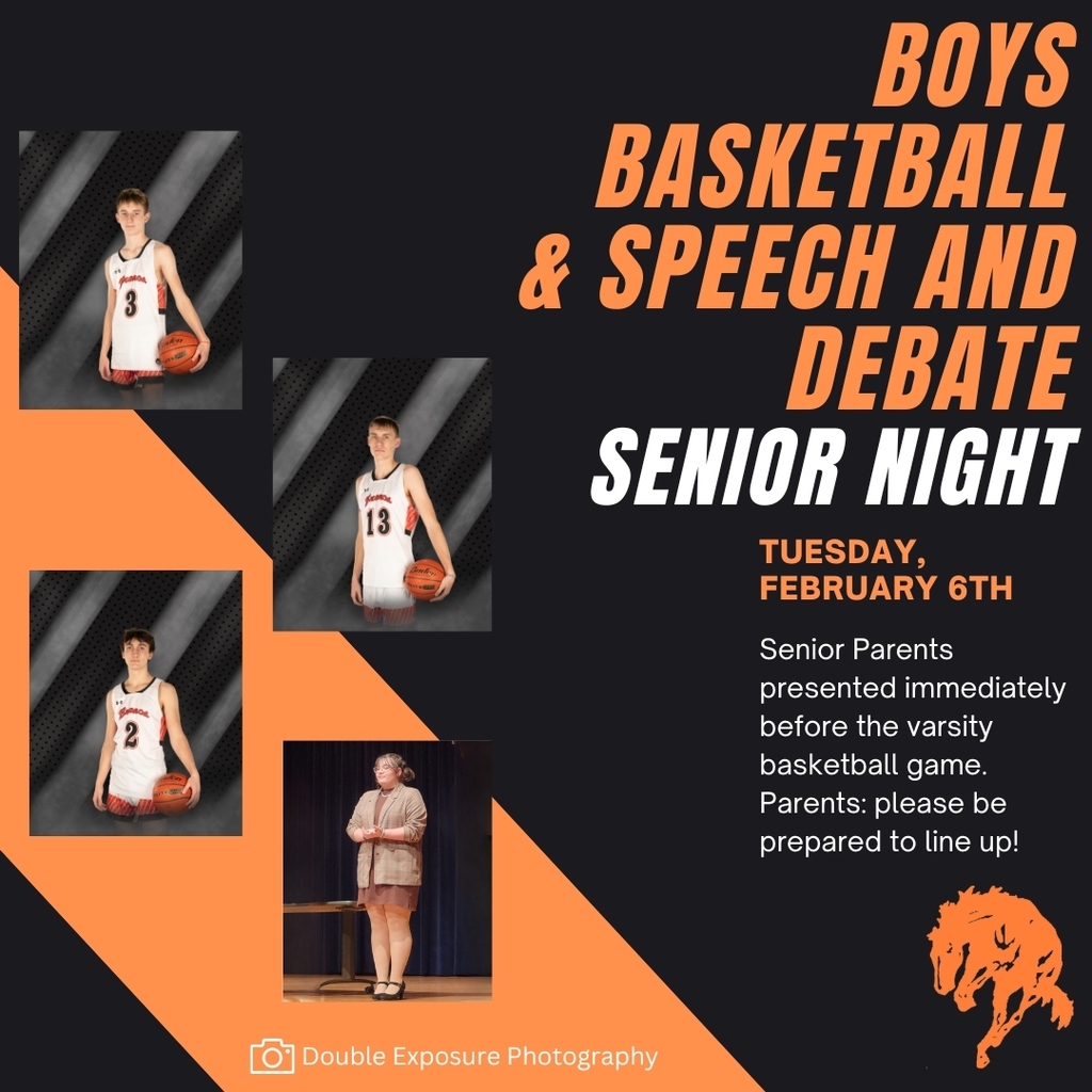 Basketball and S&D Senior night ad