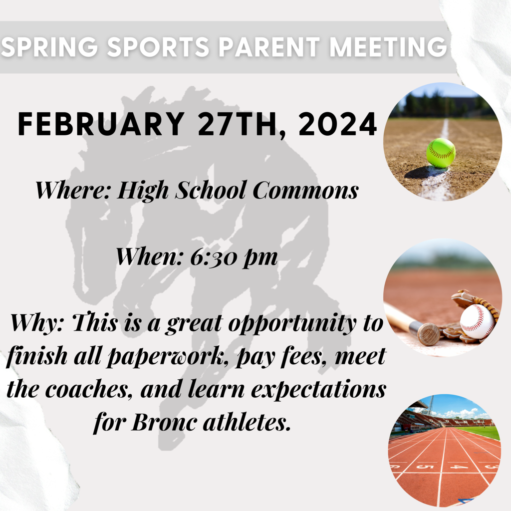 spring sport parent meeting flyer