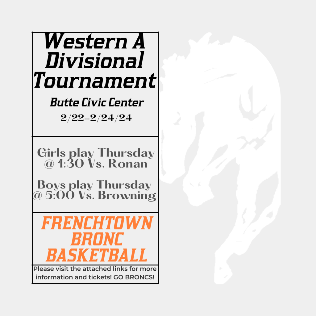 Western A Divisional Tournament Info